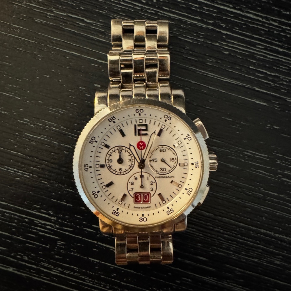 MICHELE Sport Sail Watch 42mm - *brand new battery*